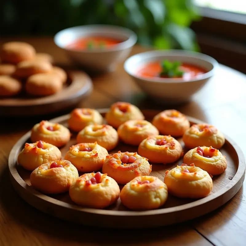 Tortas de Gazpacho Extremeñas: Aperitivo Crujiente con Jamón y Pimentón