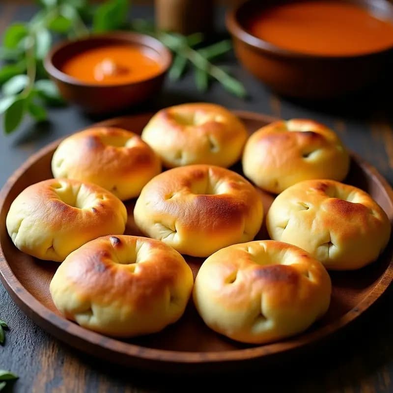 Tortas de Gazpacho Manchego: Panecillos para Mojar en el Guiso