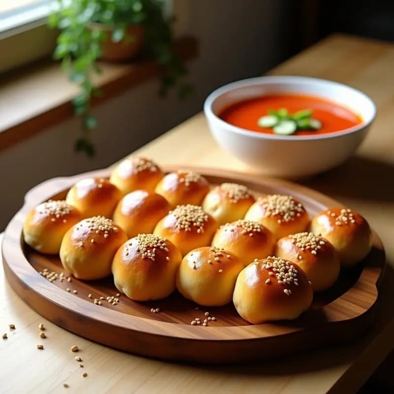 Tortas de Gazpacho: Panecillos Tradicionales para Acompañar Sopa Fría