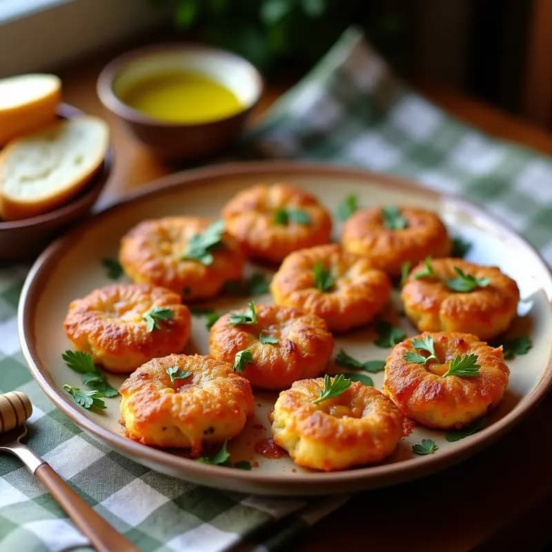 Tortas de Gazpacho con Sardinas y Pimiento: Receta Murciana de Aperitivo