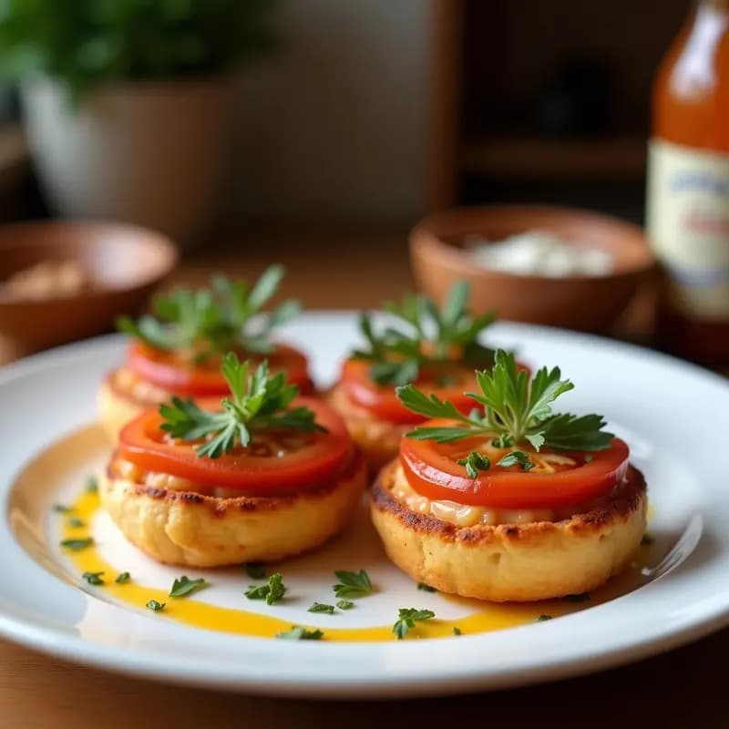 Tortas de Gazpacho con Ventresca: Aperitivo Andaluz para el Verano