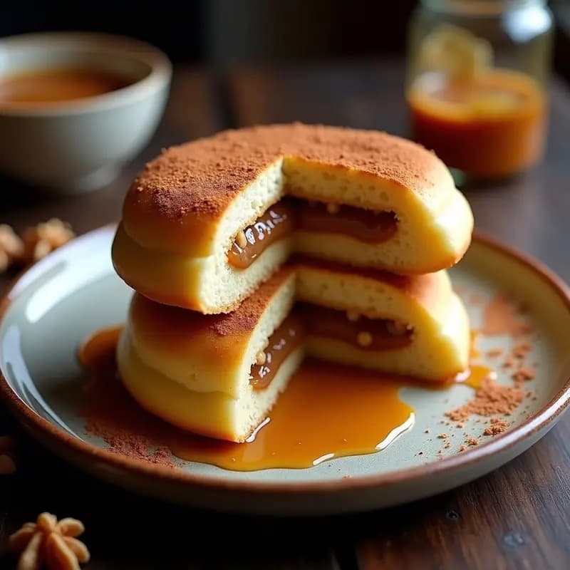 Tortas de Harina Rellenas de Dulce de Leche y Nueces: Dulzura en Cada Capa