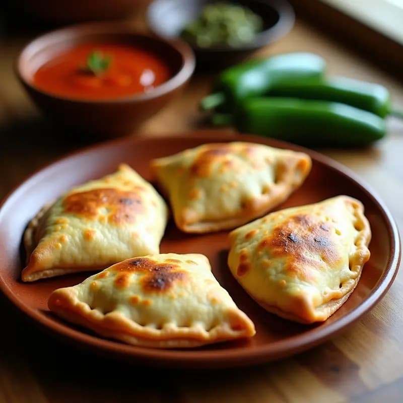 Tortas de Harina con Sarda y Pimiento: Empanadas Canarias de Atún en Airfryer
