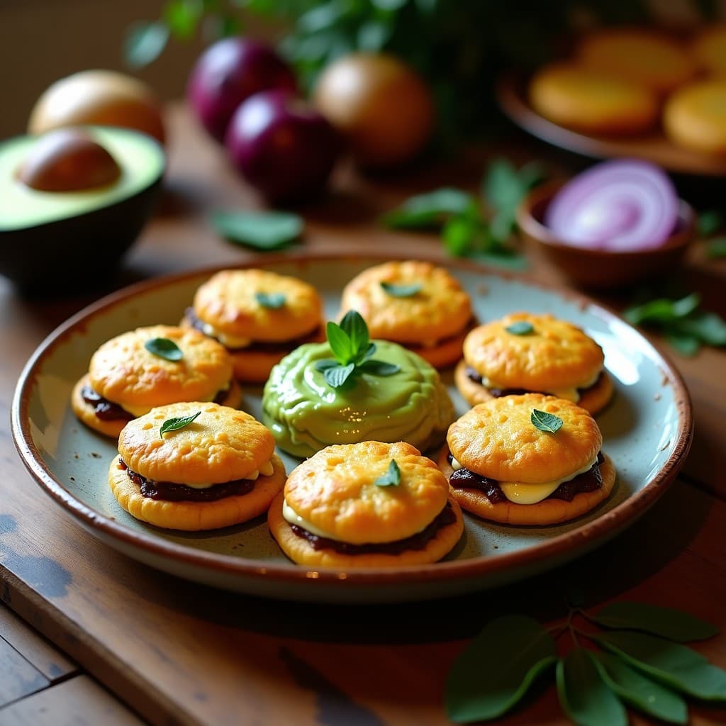 Tortas de Maíz con Queso de Anacardos y Huitlacoche: Receta Mexicana Gourmet en Airfryer