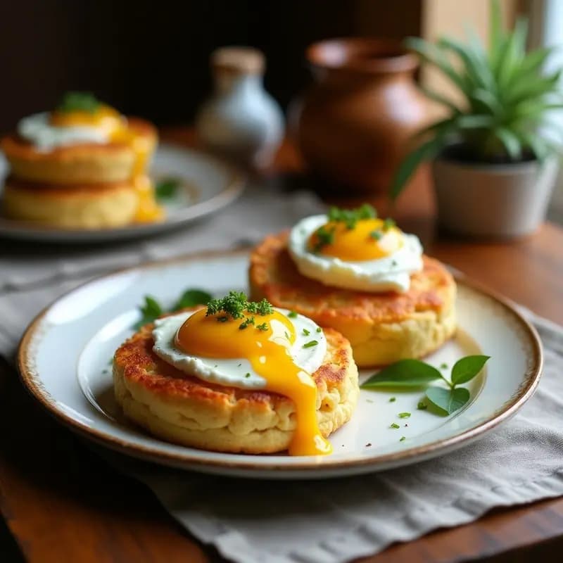 Tortas de Panáma con Huevo y Plátano: Receta Tradicional Salvadoreña en 20 Minutos
