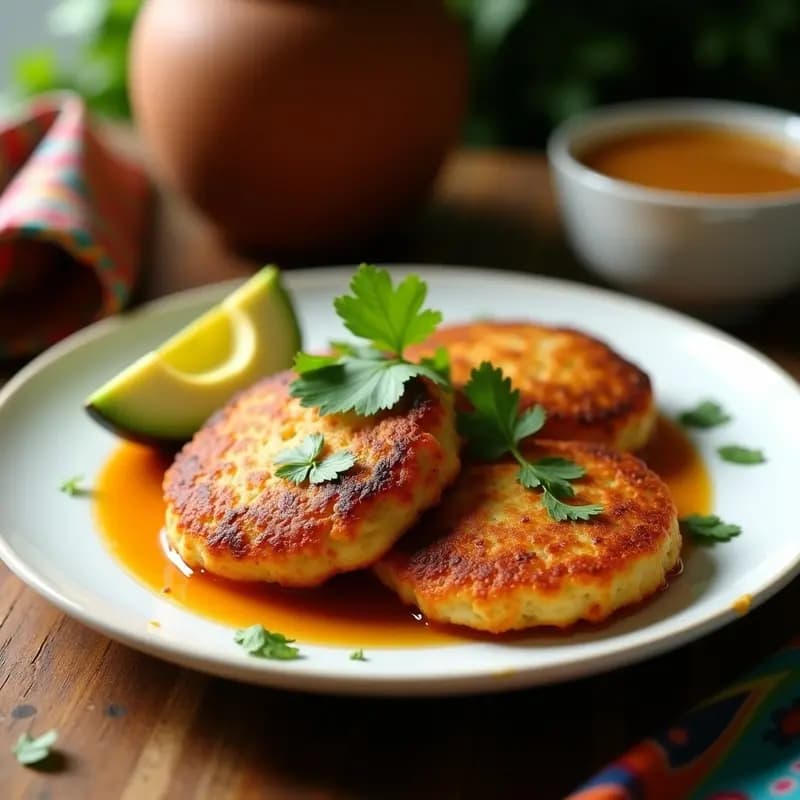 Tortas de Papa y Atún con Salsa Golosa: Receta Colombiana en Airfryer y Alta en Proteína