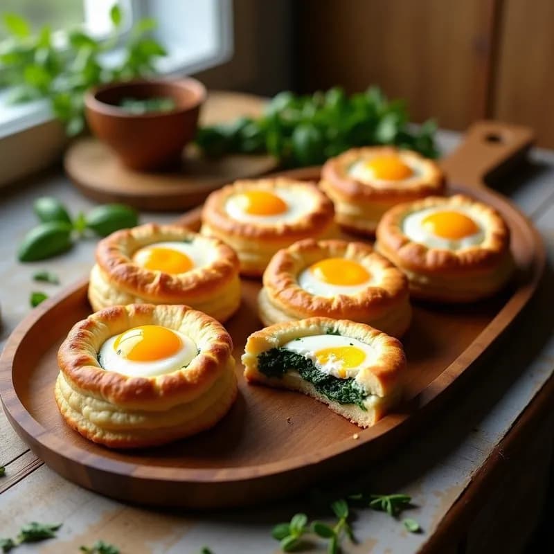 Tortas Pascualinas de Espinaca y Ricotta: Receta Tradicional al Horno en 40 Minutos