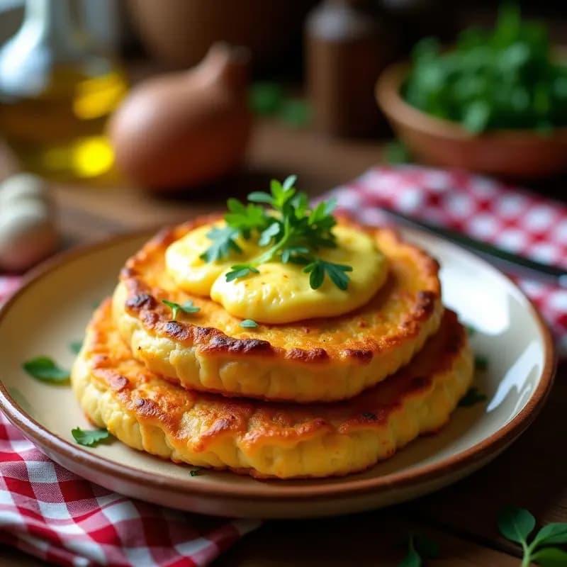 Tortas de Patatas con Berros y Revuelto: Receta Tradicional Extremeña en 25 Minutos