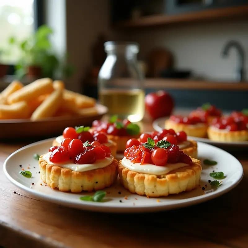 Tortas de Queso Fritas con Mermelada de Frutos Rojos: Receta Crujiente y Dulce para Meriendas