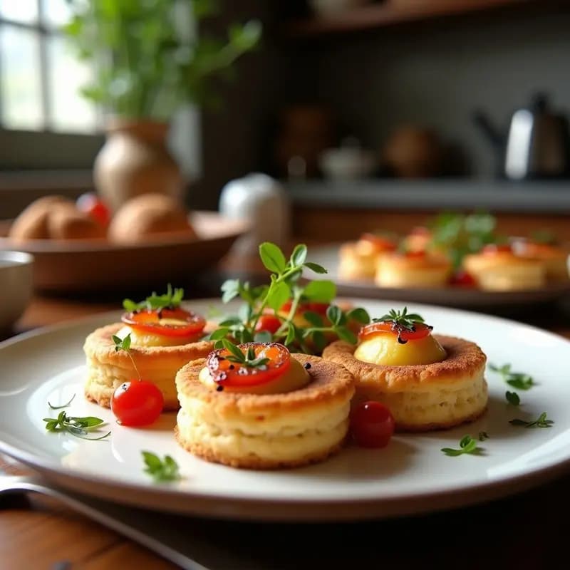 Tortas de Sacromonte con Sesos y Mollejas: Tapa Tradicional Granadina