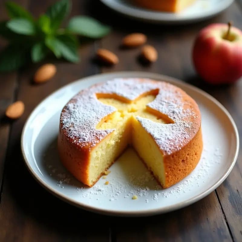 Tocortá de Santiago: Postre Gallego de Almendra con Cruz de Santiago