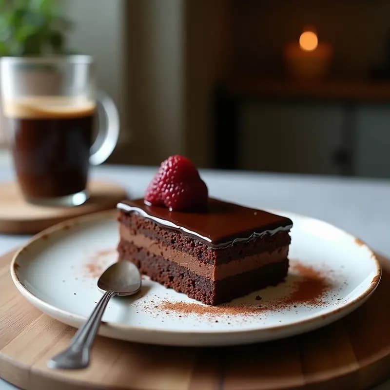 Torte de Chocolate y Avellanas con Ganache de Café: Postre Austríaco Sin Gluten