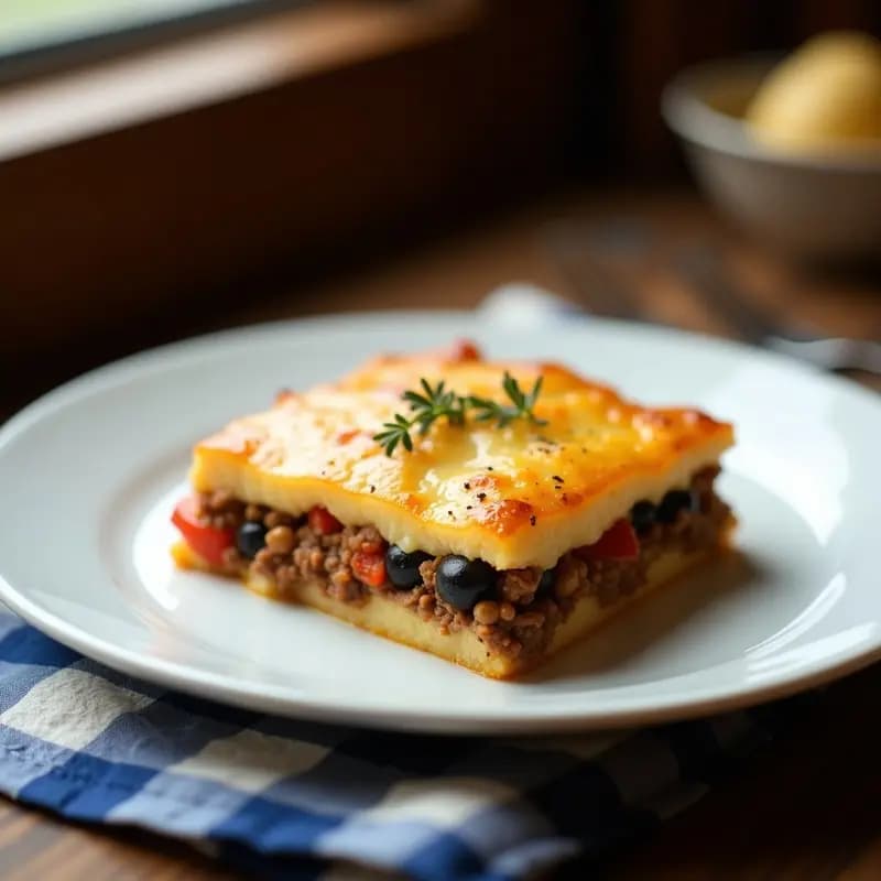 Torte de Papa y Carne Molida con Queso Provoleta: Receta Argentina de Tupper