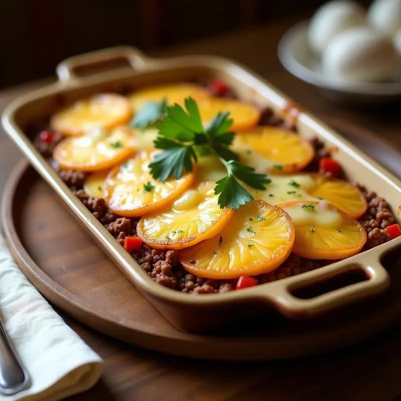 Torte de Papa Colombiano con Carne Molida: Receta Casera en Capas