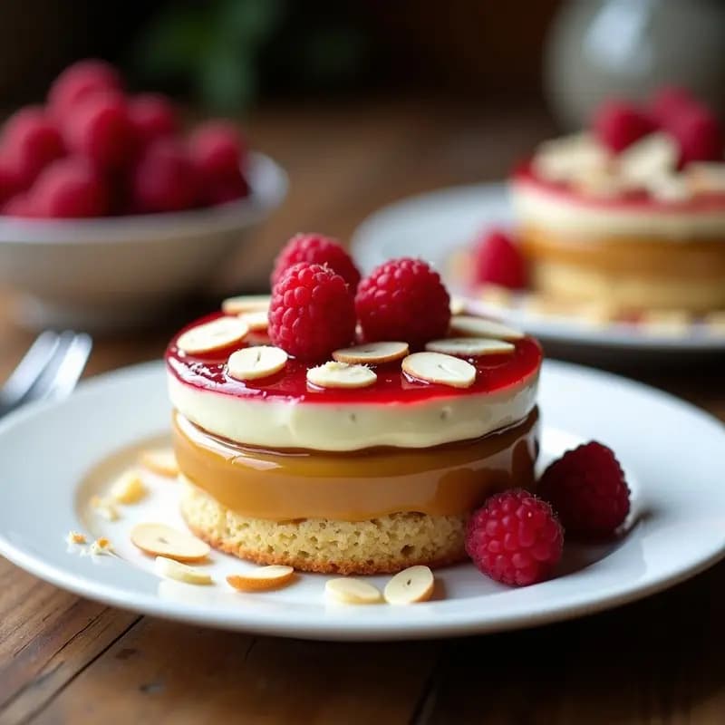 Torte de Ricardo Chileno con Mermelada de Frambuesa: Postre Casero Sin Horno