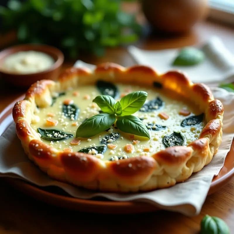 Torte de Ricota y Espinacas con Salsa Bechamel: Receta Italiana Clásica en 40 Minutos