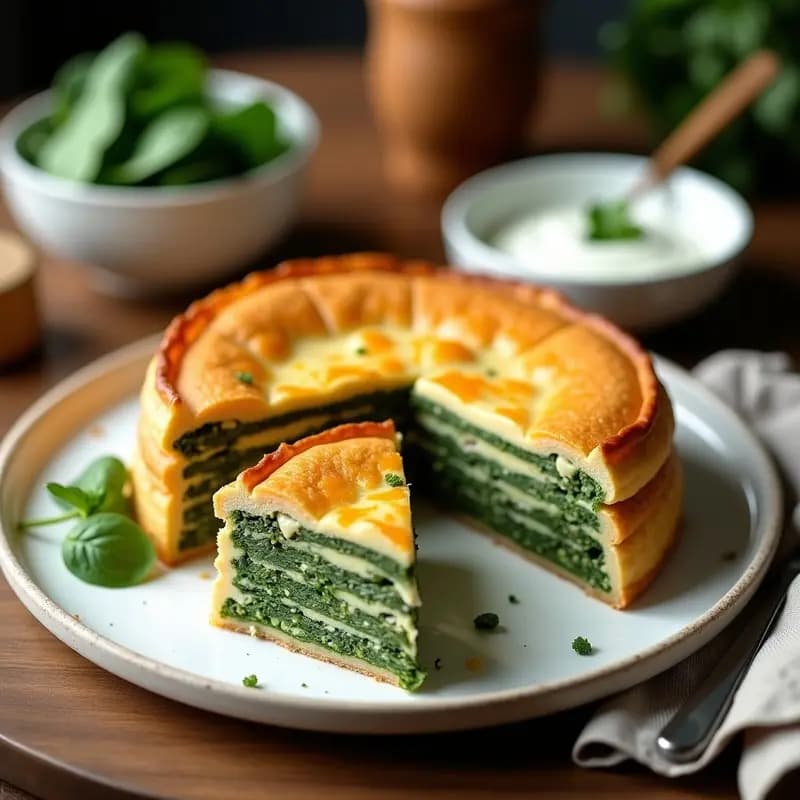 Torte de Ricota y Espinacas: Pastel Salado Argentino de Hojabrisa