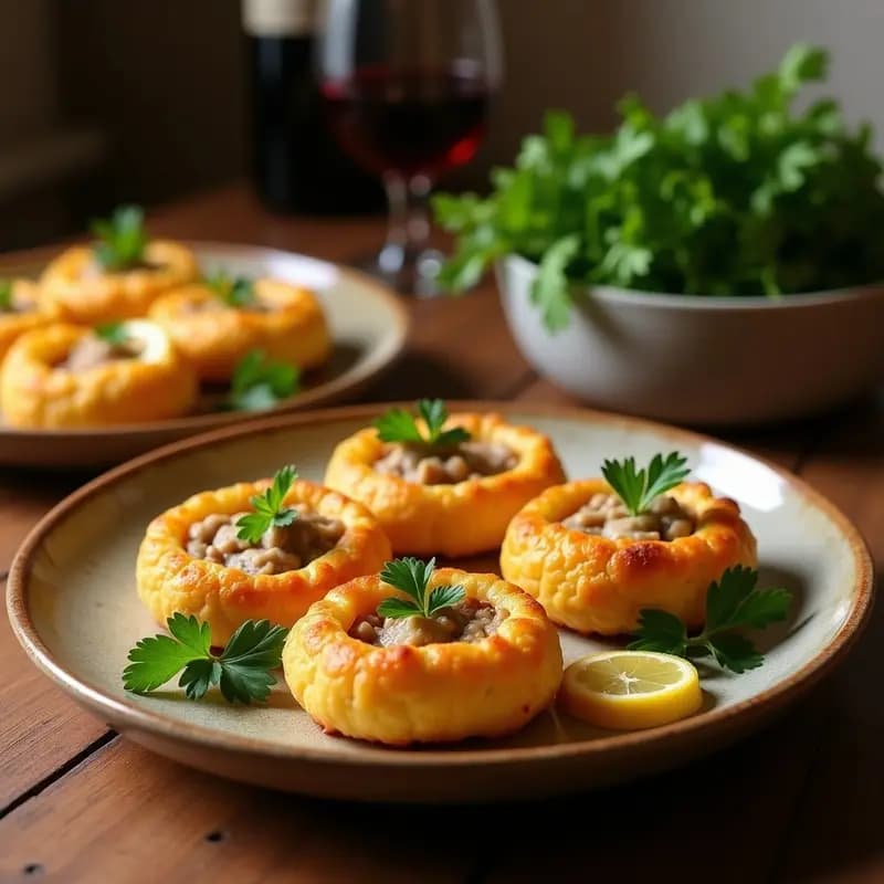 Torte de Sacromonte con Sesos y Criadillas: Receta Española Tradicional en 30 Minutos