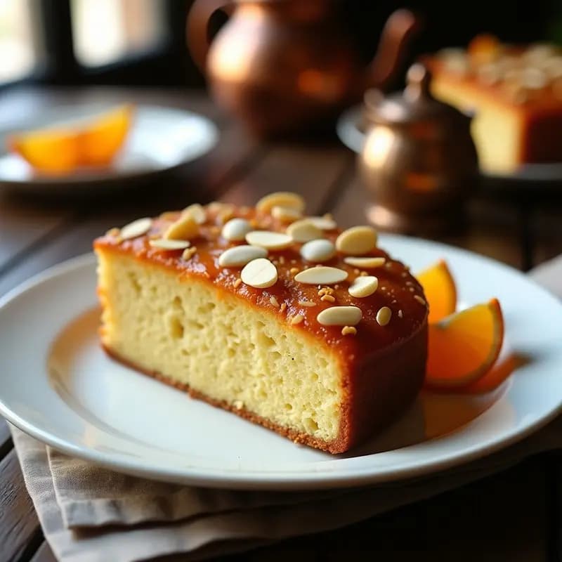 Torte de Santiago con Almendras y Naranja: Postre Chileno Sin Harina y Sin Azúcar