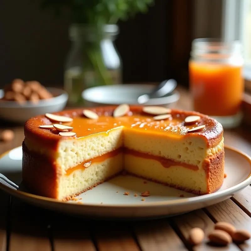 Torte de Santiago: Pastel Chileno de Almendras y Mermelada de Damasco