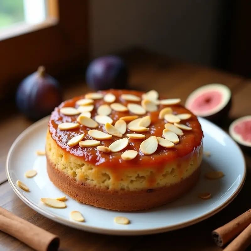 Torte de Santiago con Mermelada de Higos: Postre Chileno Tradicional Sin Harina