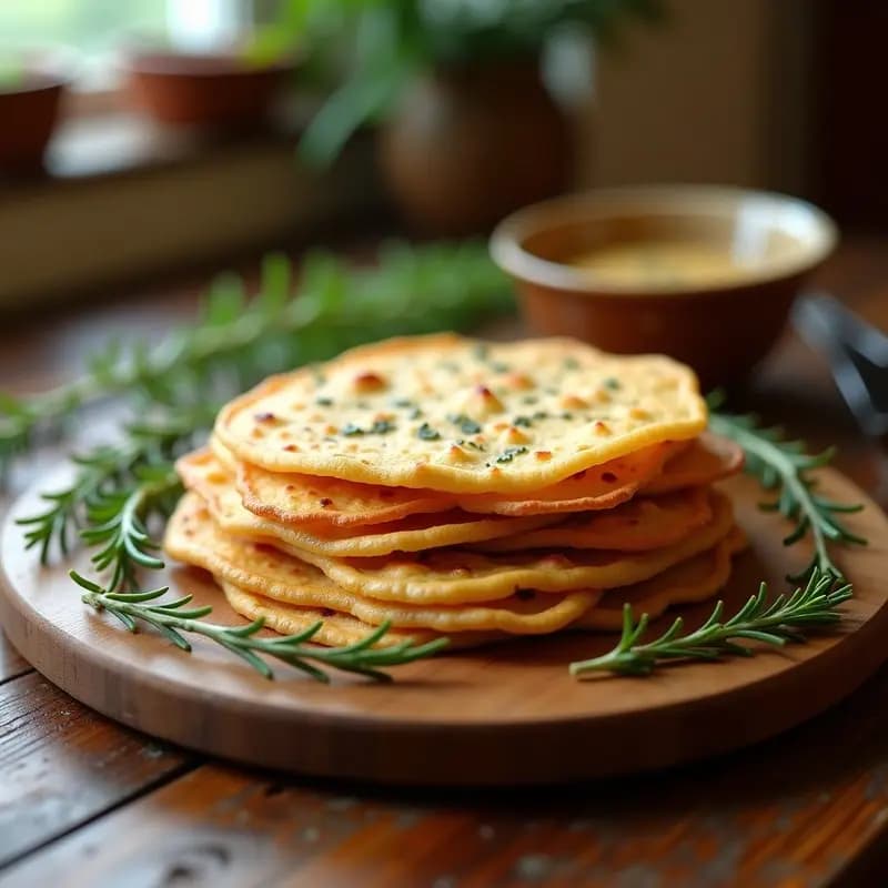 Tortejas de Hierbas Aromáticas al Airfryer: Receta Crujiente y Sin Aceite en 12 Minutos