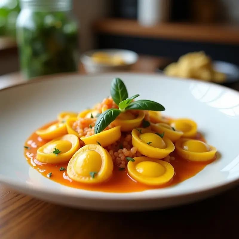 Tortelli di Zucca al Burro e Salvia: Receta Italiana de Ravioles de Calabaza con Mantequilla y Salvia