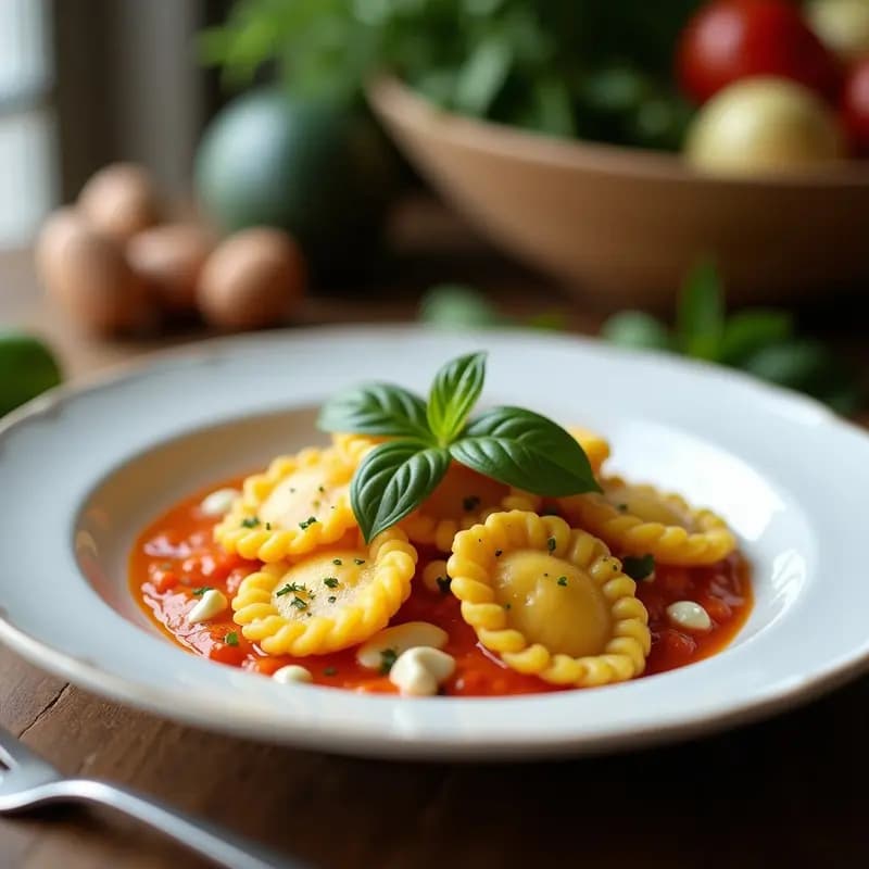 Tortelli di Zucca Ripieni con Ricotta e Salvia: Receta Italiana de Calabaza Rellena