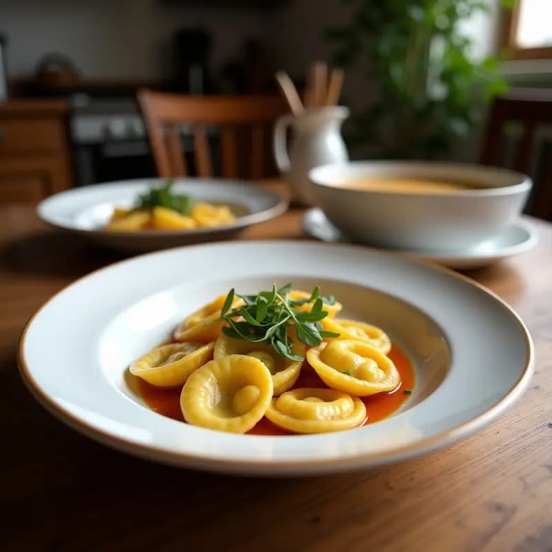 Tortellini de Calabaza y Ricotta: Receta Italiana Sin Gluten con Masa de Castaña