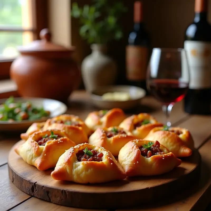 Torteras de Chorizo y Pimiento: Tapas de Extremadura para Fiestas