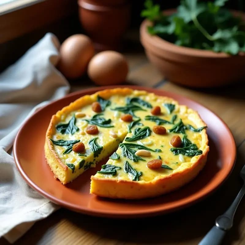 Tortilla de Acelgas y Pasas: Receta de Cuaresma Tradicional y Sin Lactosa