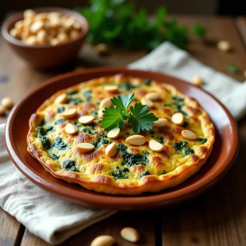 Tortilla de Acelgas y Piñones: Receta de Cuaresma Murciana con Toque Gourmet