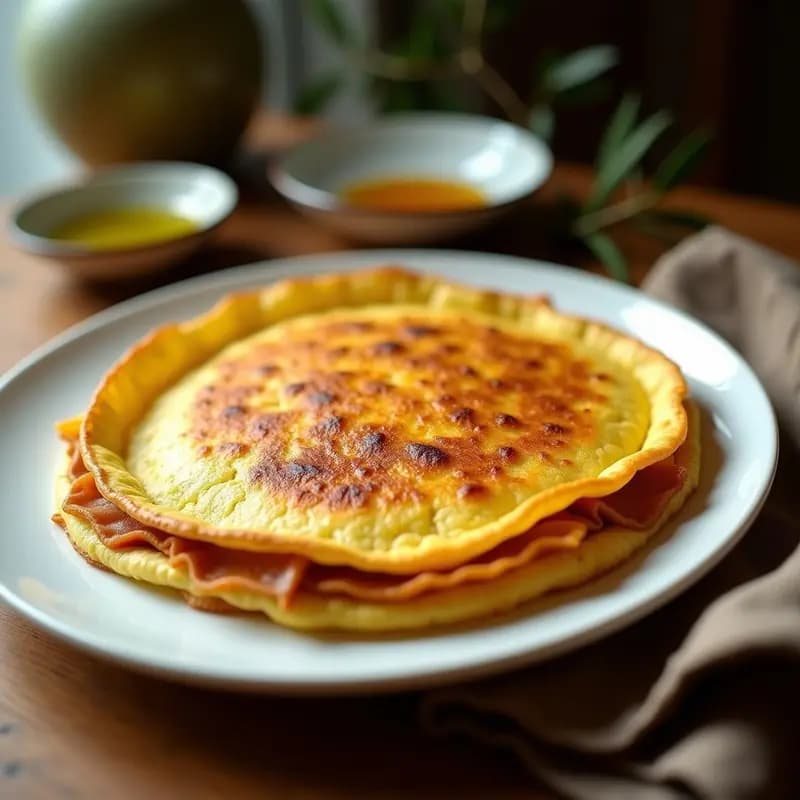 Tortilla de Acordión con Cebolla Caramelizada: Receta de Feria Sevillana en 20 Minutos