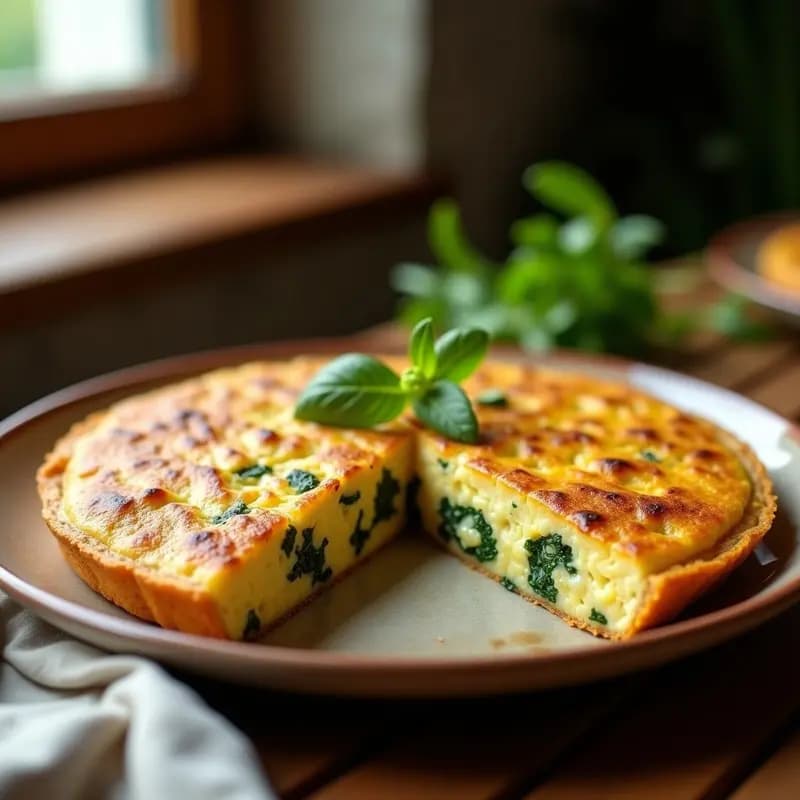 Tortilla de Alcachofas y Grelos: Receta Gallega de Temporada Sin Patata
