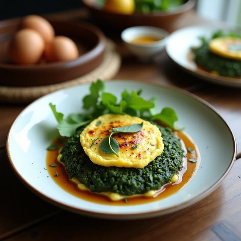 Tortilla de Algas Marinas y Espirulina: Receta Vegana Alta en Hierro en 20 Minutos