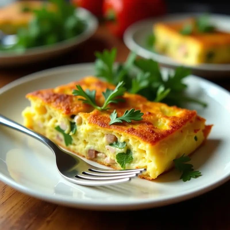 Tortilla de Atún y Pimiento Verde: Receta Rápida y Sin Patatas para Cenar