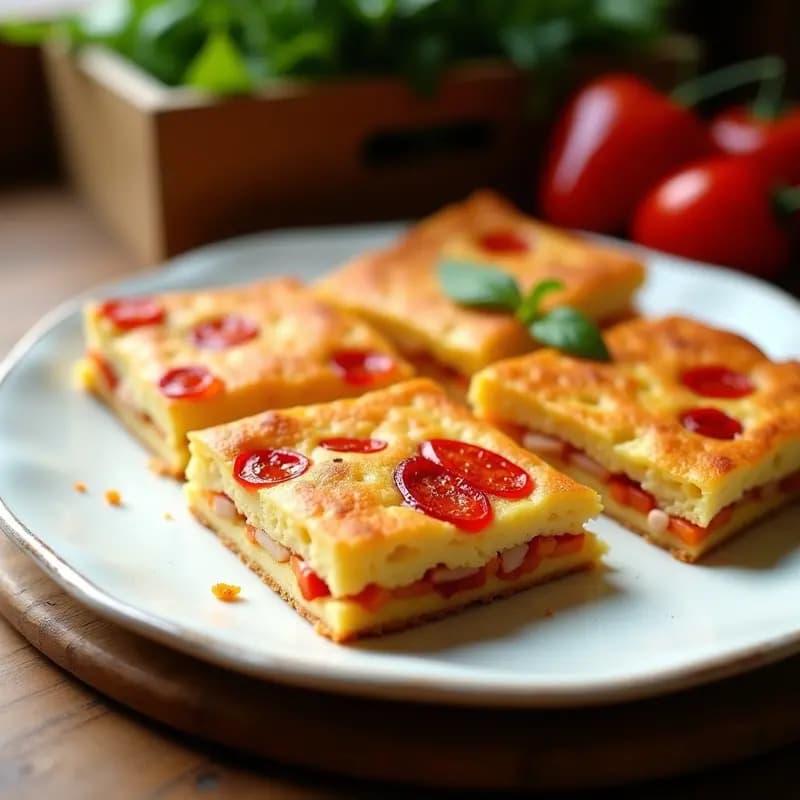 Tortilla de Atún y Pimientos Asados: Receta Vasca sin Cebolla para Niños