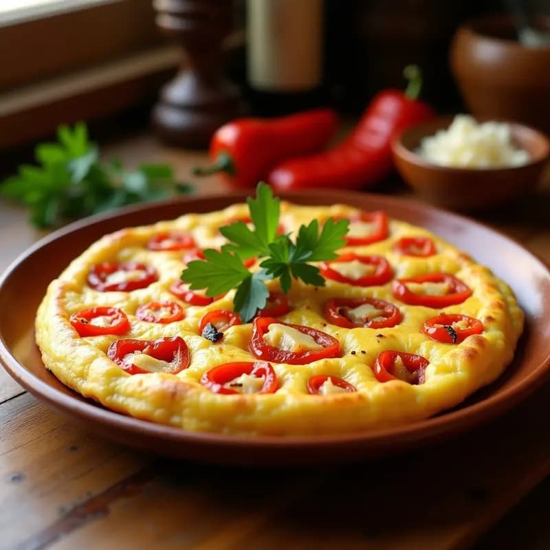 Tortilla de Atún y Pimientos Asados: Receta de la Abuela Sin Lácteos y Rápida