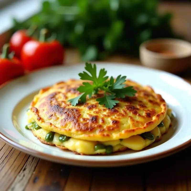 Tortilla de Atún con Pimientos Verdes: Receta de Aprovecho Rápida y Nutritiva