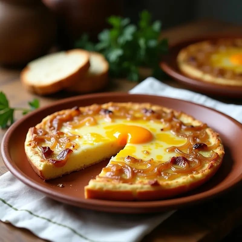 Tortilla de Betanzos: Receta Gallega Jugosa y con Cebolla