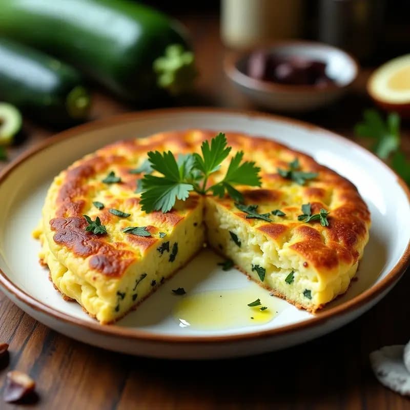 Tortilla de Calabacín y Ajo Negro en Thermomix: Receta Rápida y Sin Lactosa