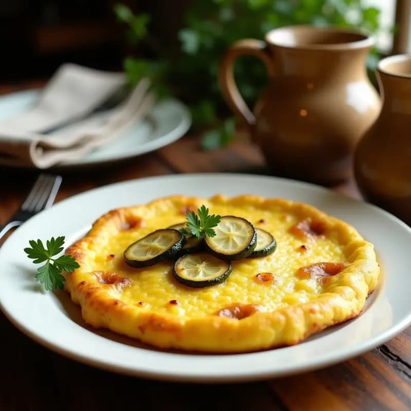 Tortilla de Calabacín y Cebolla Caramelizada: Receta Sin Patata y con Mucho Sabor