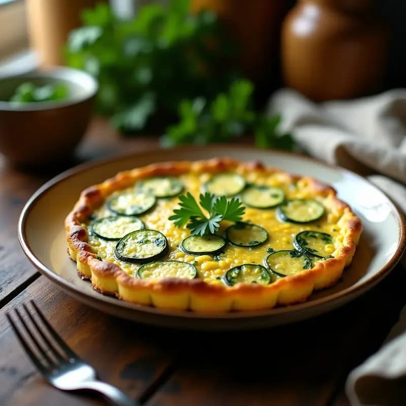 Tortilla de Calabacín y Espinacas en Airfryer: Receta Baja en Calorías y Sin Lactosa