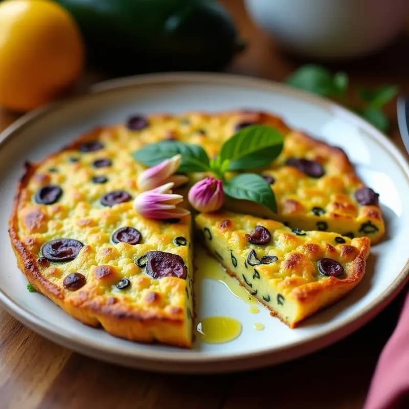 Tortilla de Calabacín y Flores de Calabaza: Receta Mexicana en Airfryer con Toque Floral