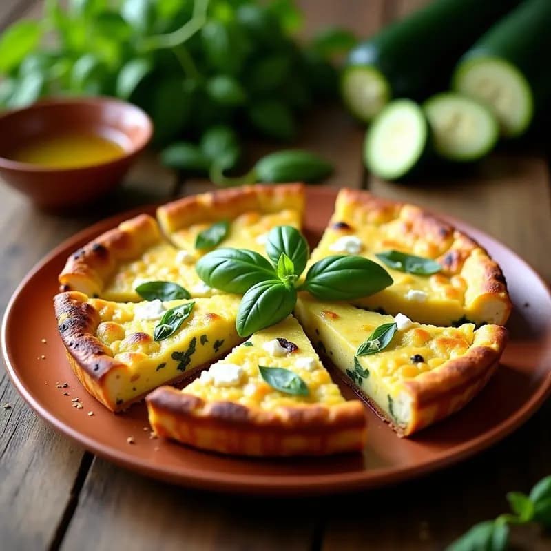 Tortilla de Calabacín al Horno: Receta Crujiente Sin Dar la Vuelta en 25 Minutos