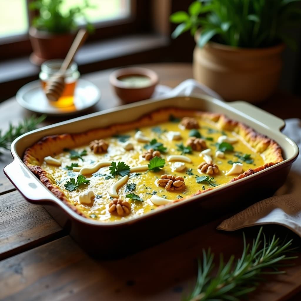 Tortilla de Calabacín y Queso de Cabra con Miel: Receta Española para Tupper