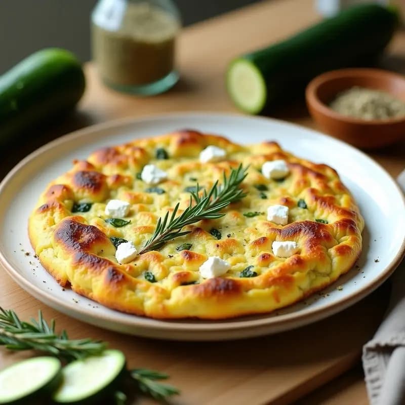 Tortilla de Calabacín y Zaatar: Receta en Thermomix Sin Grumos y Ultra Esponjosa