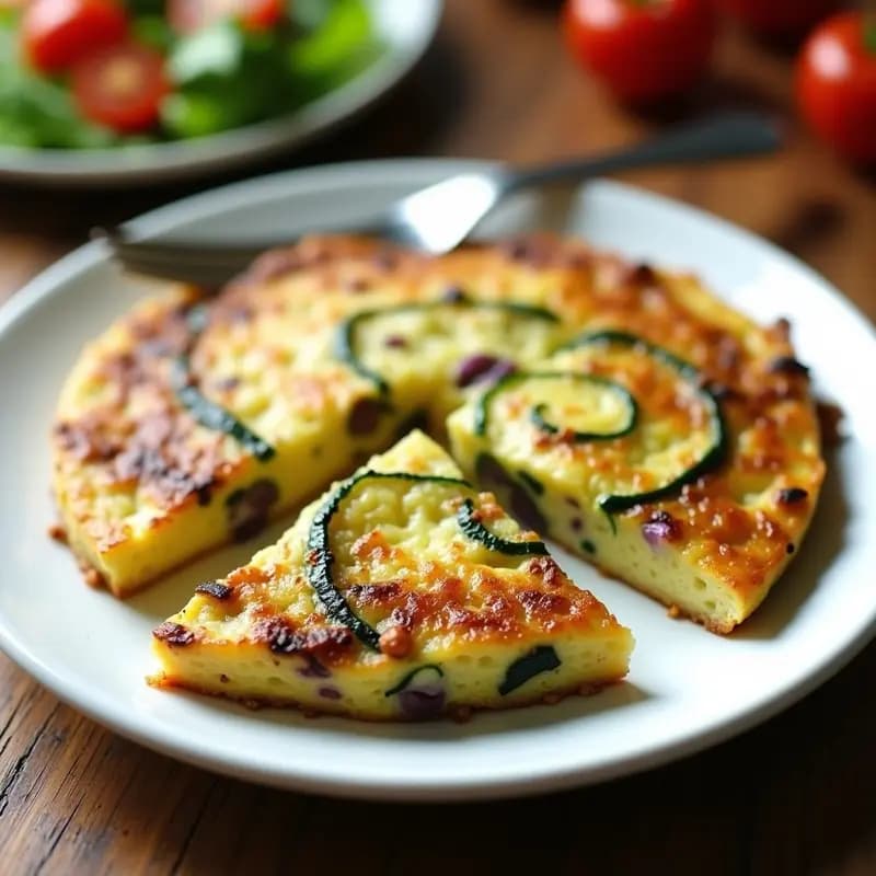 Tortilla de Calabacín al Estilo Zucchini en Airfryer: Receta Sin Aceite y Crujiente
