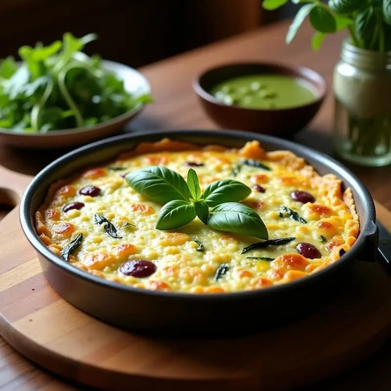 Tortilla de Calabacín al Estilo Italiano: Receta Sin Harina y Alta en Proteína