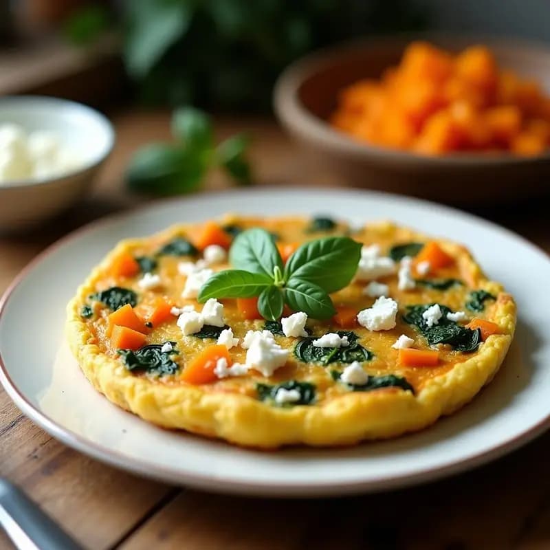 Tortilla de Calabaza y Espinacas en Airfryer: Receta Ligera y Sin Aceite para Tupper